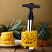 Signoraware Stainless Steel Pineapple Core Remover Tool with Sharp Blade for Diced Fruit Rings All in One Tool Peeler Slicer Cut Pineapple Quick and Easy Without a Knife Set of 1 Multicolour की तस्वीर