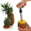 Picture of Signoraware Stainless Steel Pineapple Core Remover Tool with Sharp Blade for Diced Fruit Rings All in One Tool Peeler Slicer Cut Pineapple Quick and Easy Without a Knife Set of 1 Multicolour