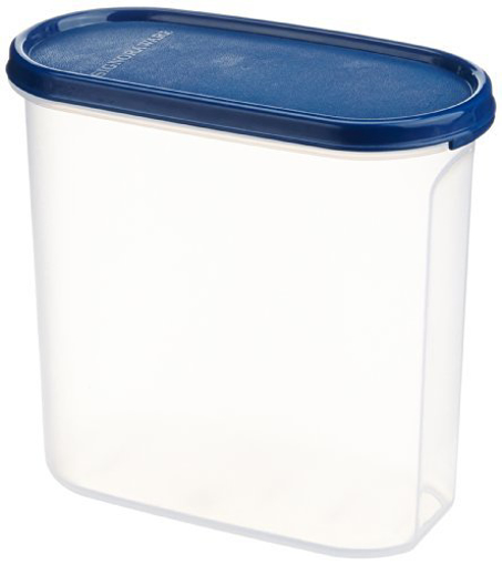 Signoraware Modular Container Oval No.3 Container 1.7 Litres  1.7 L Plastic Grocery Container Blue की तस्वीर