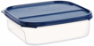 Signoraware Modular Square 1.2 Ltr. 1200 ml Plastic Grocery Container Blue की तस्वीर