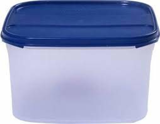 Picture of Signoraware Modular Square 2.6 Ltr. 2600 ml Plastic Grocery Container  Blue