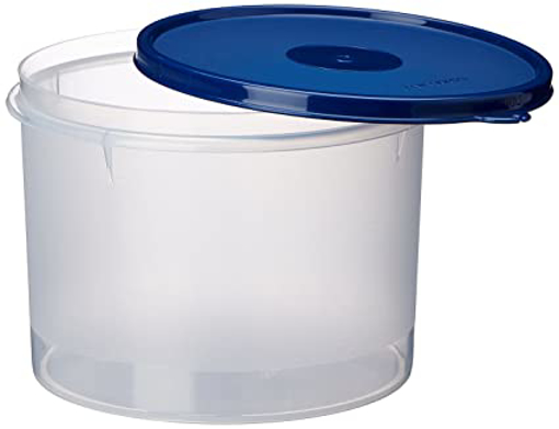 Signoraware Store Well Container 3.5 Ltr 3500 ml Plastic Grocery Container  Blue की तस्वीर