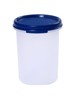 Signoraware Modular Round 450ml  450 ml Plastic Grocery Container  Blue की तस्वीर