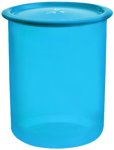 Picture of Signoraware Centre Press  1.2 L Plastic Grocery Container  Blue