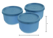 Picture of Signoraware Mini Fresh Container Set 130ml Set of 3 T Blue