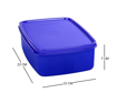 Signoraware Fridger Fresh Jumbo Plastic Container 1.2 litres Violet की तस्वीर