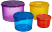 Picture of SignoraWare Modular Plastic Storage Container 4 Pieces Multicolor