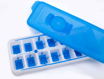 Picture of Signoraware Ice Cube tray with TPE Easy Release base with removable lid 14 Cubes BPA free Blue