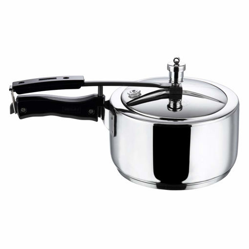 Picture of VINOD 18 8 Stainless Steel Inner Lid 3.5 L Induction Bottom Pressure Cooker Stainless Steel