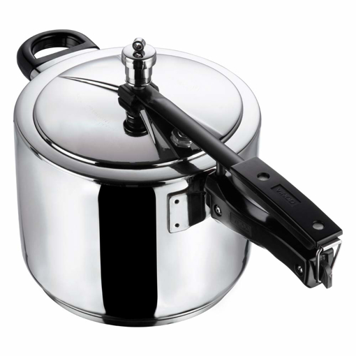 Picture of Vinod Cookware 5 L Induction Bottom Pressure Cooker  Stainless Steel
