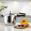 Vinod Cookware 5 L Induction Bottom Pressure Cooker  Stainless Steel की तस्वीर