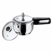 Picture of VINOD 18 8 Stainless Steel Splendid Plus 1.5 L Induction Bottom Pressure Cooker Stainless Steel