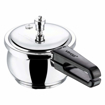 Picture of VINOD 18 8 Stainless Steel Splendid Plus 1.5 L Induction Bottom Pressure Cooker Stainless Steel