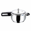 Picture of VINOD 18 8 Stainless Steel Splendid Plus 3.5 L Induction Bottom Pressure Cooker Stainless Steel