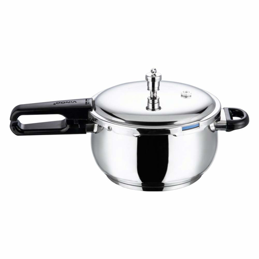 VINOD 18 8 Stainless Steel Splendid Plus 3.5 L Induction Bottom Pressure Cooker Stainless Steel की तस्वीर