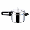 Picture of VINOD Platinum Triply Stainless Steel 5 L Induction Bottom Pressure Cooker Stainless Steel