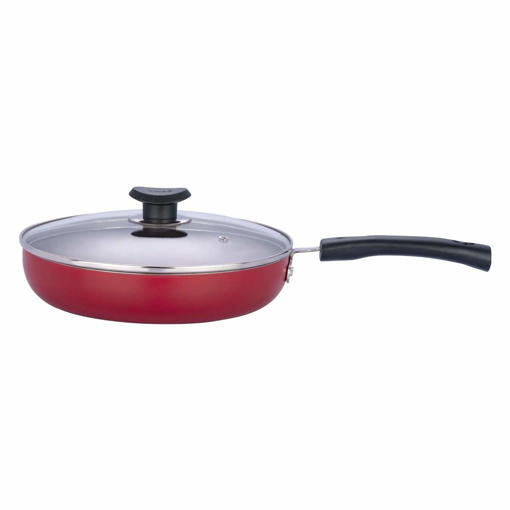 Picture of Vinod Zest Inducto Deep Fry Pan 24 cm diameter with Lid 2 L capacity  Aluminium Non stick Induction Bottom