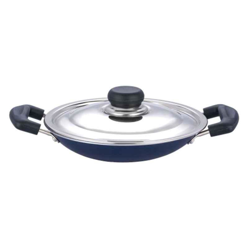 Vinod Appachetty ZAPP 20cm with SS Lid Appachatty Pan 20 cm diameter with Lid 0 L capacity  (Aluminium, Non-stick)