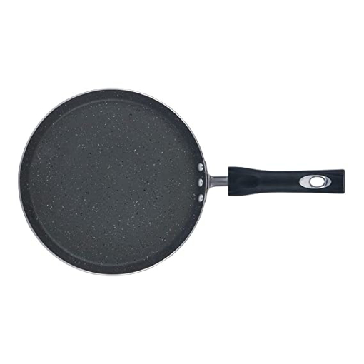 Vinod Cookware  ZMDT250 Zest Marbilo Aluminium Induction Friendly Dosa Tawa Tawa 28 cm diameter  (Aluminium, Induction Bottom)