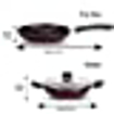 Vinod Cookware Kadhai  2SUPF 24 cm diameter with Lid 3.1 L capacity  (Aluminium, Non-stick, Induction Bottom)