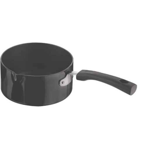 Vinod HASP18 Black Pearl Sauce Pan 18 cm diameter 2.3 L capacity  (Hard Anodised)