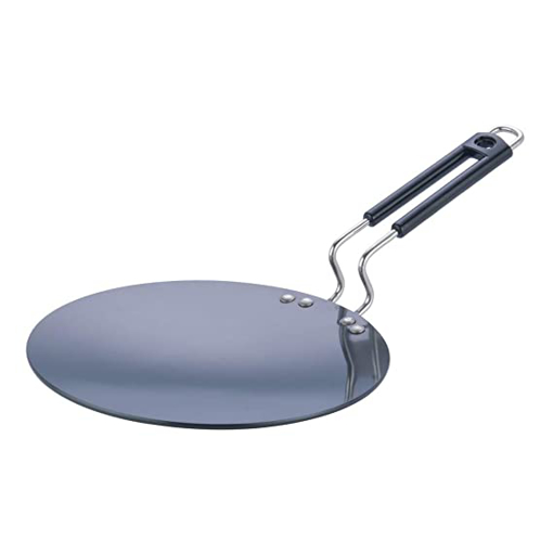 Vinod HART25 Cookware Induction Base (Black), Roti Tawa 25 cm diameter  (Hard Anodised, Non-stick, Induction Bottom)