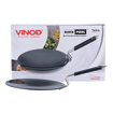 Vinod HART25 Cookware Induction Base (Black), Roti Tawa 25 cm diameter  (Hard Anodised, Non-stick, Induction Bottom)