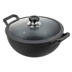 Picture of Vinod Legacy Pre-Seasoned Cast Iron Kadai with Lid 4.3 L Capacity (26 cm Diameter) - Induction and Gas Stove Friendly, Black