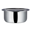 Vinod Cookware Platinum Triply Induction Friendly Stainless Steel Tope With Lid, 18 cm with Lid 2.5 L capacity 18 cm diameter  (Stainless Steel, Induction Bottom)