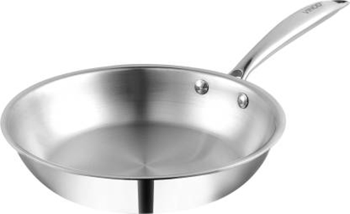 Vinod PTF-16 Fry Pan 16 cm diameter 0.5 L capacity  (Stainless Steel, Induction Bottom)