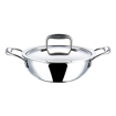 Vinod Platinum Extra Deep Kadai Vinod Platinum Extra Deep Kadai 20cm 1.5 LTR Kadhai 20 cm diameter with Lid 1.5 L capacity  (Aluminium, Induction Bottom)