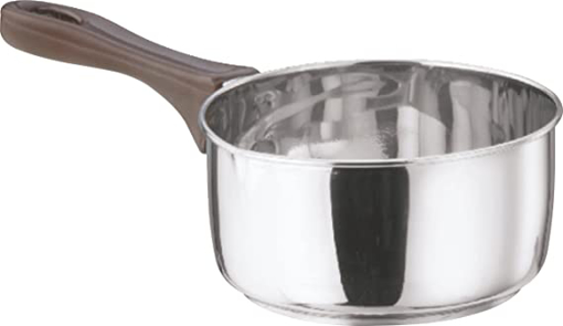 Vinod IMP14 Friendly Milk Sauce Pan 14 cm diameter 1.4 L capacity  (Stainless Steel, Induction Bottom)