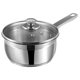 Vinod 3318 Friendly Two Tone Sauce Pan 18 cm diameter with Lid 2.3 L capacity  (Stainless Steel, Induction Bottom) Vinod 3318 Friendly Two Tone Sauce Pan 18 cm diameter with Lid 2.3 L capacity  (Stainless Steel, Induction Bottom)