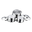 Vinod Brem-3 Cookware Set  (Stainless Steel, 3 - Piece)