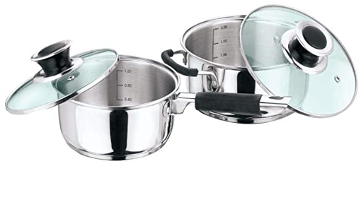 Vinod MCC2 Masterchef Induction Bottom Cookware Set  (Stainless Steel, 1 - Piece)