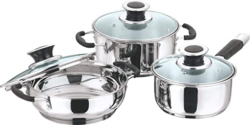 Vinod MCC3 Masterchef Induction Bottom Cookware Set  (Stainless Steel, 1 - Piece)