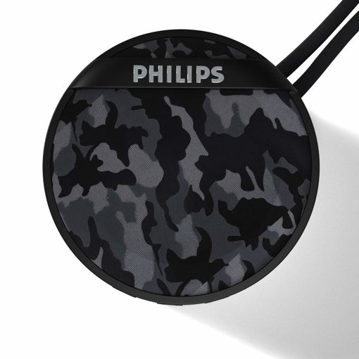 PHILIPS BT2003GY 94 3 W Bluetooth Speaker Grey Black Mono Channel की तस्वीर
