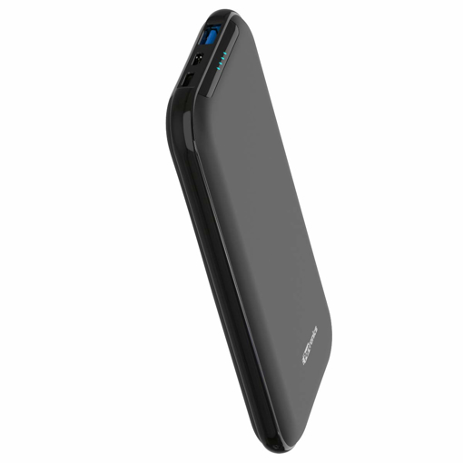 Portronics 10000 mAh Power Bank 18 W Power Delivery 3.0 Quick Charge 3.0 Black Lithium Polymer की तस्वीर