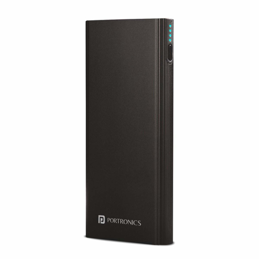 Picture of Portronics Power M 10K 10000 mAh Metal Housing Power Bank with Dual Input Type C  Micro USB & Triple Output Type C Cable Included