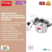 Picture of Prestige Svachh Clip on Mini 3 L Induction Bottom Pressure Cooker  (Stainless Steel)