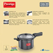 Picture of Prestige Svachh Hard Anodised 5 L Induction Bottom Pressure Pan  (Hard Anodized)