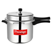 Prestige Popular Aluminium Outer Lid Pressure Cooker, 10 Litres, Silver की तस्वीर
