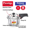 Prestige Deluxe Alpha Svachh 2 L Induction Bottom Pressure Cooker  (Stainless Steel) की तस्वीर