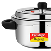 Picture of Prestige Deluxe Alpha Svachh 3 L Induction Bottom Pressure Cooker  (Stainless Steel)