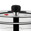 Picture of Prestige Deluxe Alpha Svachh 3 L Induction Bottom Pressure Cooker  (Stainless Steel)