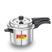 Picture of Prestige Deluxe Alpha Svachh 3.5 L Induction Bottom Pressure Cooker  (Stainless Steel)