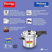 Prestige Deluxe Alpha Svachh 3.5 L Induction Bottom Pressure Cooker  (Stainless Steel) की तस्वीर