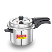 Picture of Prestige Deluxe Alpha Svachh 5.5 L Induction Bottom Pressure Cooker  (Stainless Steel)