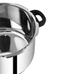Picture of Prestige Deluxe Alpha Svachh 6.5 L Induction Bottom Pressure Cooker  (Stainless Steel)