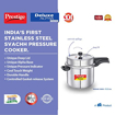 Prestige Deluxe Alpha Svachh 10 L Induction Bottom Pressure Cooker  (Stainless Steel) की तस्वीर